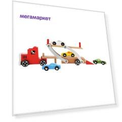 Машина ONE TWO FUN Грузовик с прицепом