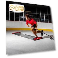 Слайд-доска для отработки техники катания на коньках Slide Board Pro, 253 х 60 см