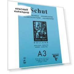 Скетчбук для акварели Clairefontaine "Petit Grain" А3 30 л 250 г, среднее зерно