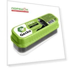 Губка для обуви черная, Homex, Gecko, 101319