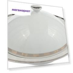 Масленка "Opal"; декор "Платиновые пластинки"; отводка платина