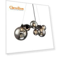 Люстра Wendt 6 grey/clear KG1202P-6 grey/clear Delight