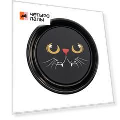Petmax Миска Black Cat черная керамика