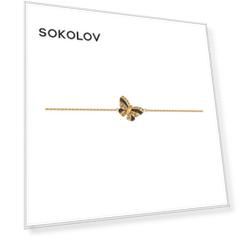 Браслет SOKOLOV из золота с фианитами