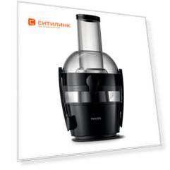 Соковыжималка Philips HR1855/70, центробежная, черный