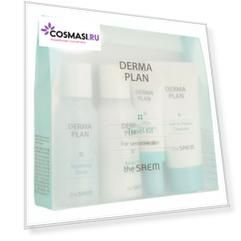 набор для лица для чувствительной кожи the saem derma plan travel kit