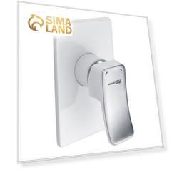 Смеситель для душа WasserKraft Aller 10651WHITE, однорычажный, без лейки, без излива, белый   757787