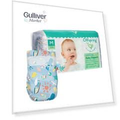 Offspring подгузники, M 6-10 кг. 42 шт. расцветка Сидней