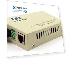 Медиа-конвертер NIKOMAX GL-MC-UTPF-SC1F-18SM-1550 из UTP, 100Мбит/c в WDM, LFP, SM, SC, Tx:1550/Rx:1310, 18 дБ (до 20 км) (GL-F920R)