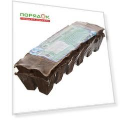 Горшок торфяной 50х50 мм, 24 шт, прямоугольный, Умный огород