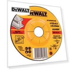 Круг обдирочный по металлу DEWALT DT42320Z, INDUSTRIAL, 125 x 22.2 x 6.3 мм