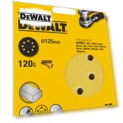 Шлифовальные круги DEWALT DT3115, 125 мм, 8 отверстий, 120G, 25 шт.