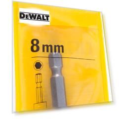 Торцевой ключ DEWALT DT7402, 1/4 дюйма, №8 x 50 мм, магнитный