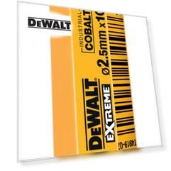 Сверло DEWALT DT4919, по металлу COBALT 5%, 2.5 x 57 x 30 мм, 10 шт.