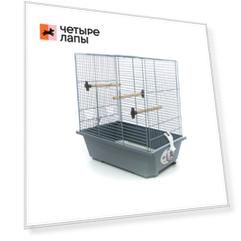 Savic Клетка для птиц PRIMO 30 серебро, 42x25x41.5 см