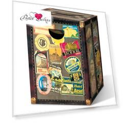 Табурет картонный сборный Globetrotter (33х44х33 см)