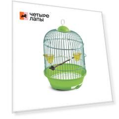 Triol Клетка 23A для птиц круглая, эмаль, d230x375мм