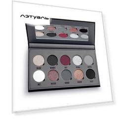 MAKEUP OBSESSION Палетка теней для век Black Is The New Black, 10 оттенков