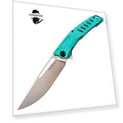 Складной нож Nimo Knives Blue, сталь D2, алюминий