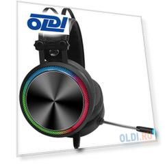 Наушники с микрофоном Оклик HS-L810G ANONYMOUS черный 2.2м мониторные оголовье (SW-HG100)