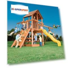 Игровая площадка Woodplay Playhouse RedWood
