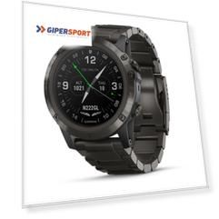 Авиационные часы Garmin D2 DELTA PX для пилотов (ремешок титан)