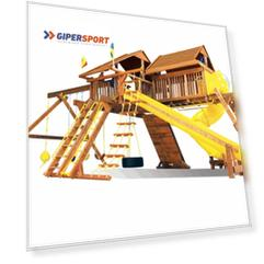 Детская площадка Rainbow Play Sistems КингКонг Кастл V Спиральная горка ДК