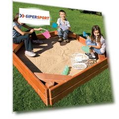 Песочница открытая Rainbow Play Sistems (Sandbox with Corner Seats)