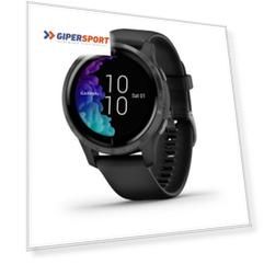 Смарт-часы с GPS Garmin VENU черные с серым безелем