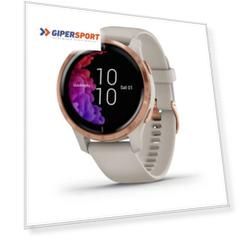 Смарт-часы с GPS Garmin VENU песочного цвета с золотистым безелем