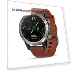 Авиационные часы Garmin D2 DELTA для пилотов (ремешок кожа)
