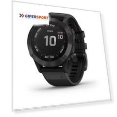 Часы Garmin FENIX 6 Pro черный с черным ремешком