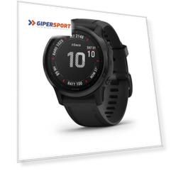Часы Garmin FENIX 6S Pro черный с черным ремешком