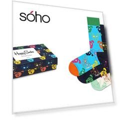 Носки Happy socks 3-Pack Mixed Dog Socks Gift Set XDOG08