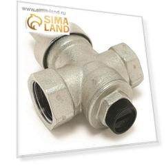 Редуктор давления 1/2" Comap 543504, с отверстием под манометр 1/4", ВР-ВР