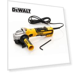 Угловая шлифмашина с регулировкой оборотов, бесщёточная, DEWALT DWE4357, 125 мм