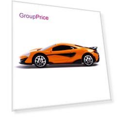 Металлическая модель McLaren 600LT, 1:64, оранжевая
