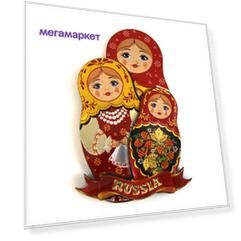 Декоративный магнит Артпрайд Матрёшка 9x7 см