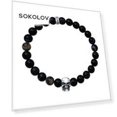 Браслет SOKOLOV из серебра с эмалью