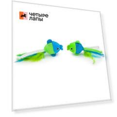Aromadog Игрушка для кошек Dental Рыбки, ленты и перья (2 шт.)