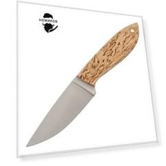 Нож Enzo Bobtail 80 Curly Birch, сталь 12C27