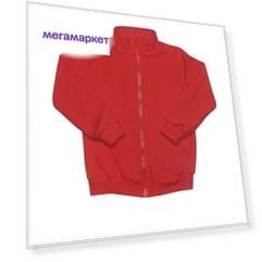 Кофта детская Детрик флис красная р.122 КФ-0217мф28