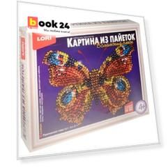 Набор для творчества LORI Картина из пайеток "Павлиний глаз" Ап-011