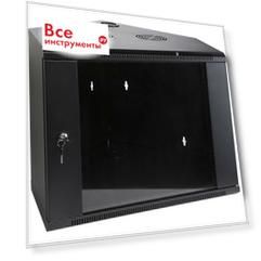 Угловой настенный шкаф TWT CBWTG-6U-6x6-BK