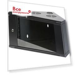 Угловой настенный шкаф TWT CBWTG-4U-6x4-BK
