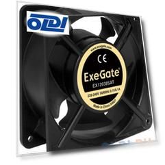 Exegate EX289021RUS Вентилятор 220В ExeGate EX12038SAT (120x120x38 мм, Sleeve bearing (подшипник скольжения), клеммы, 2600RPM, 42dBA)