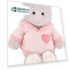 Игрушка мягкая Колбаскин&Мышель Мышель в Розовом Худи 20см