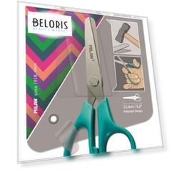Ножницы детские Milan Basic, 13,3 см, цвет зелёный, блистер Bwm10039
