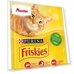 Сухой корм для кошек Friskies с мясом курицей и печенью, 2 кг