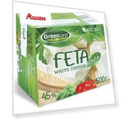 Сыр сычужный GreenLand Feta white cheese рассольный, 500 г